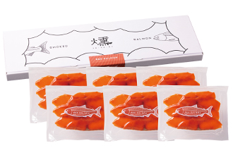 紅鮭燻製スライス（50ｇ×6ｐ）